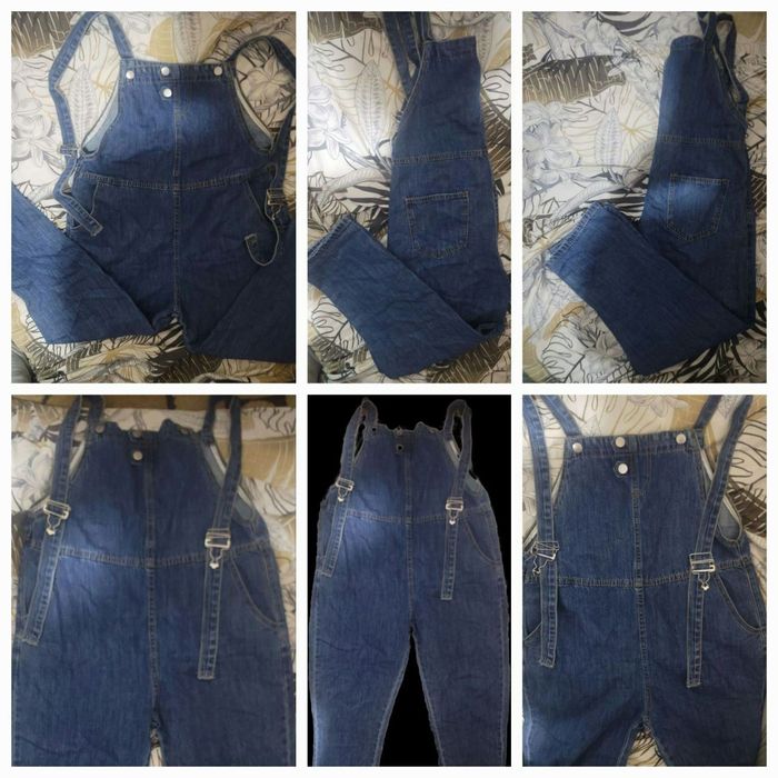 Комбинезон в новом состоянии джинсовый качество красное