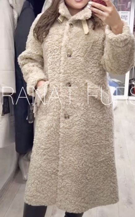 Новая шубка TEDDY натуральная овечья шерсть