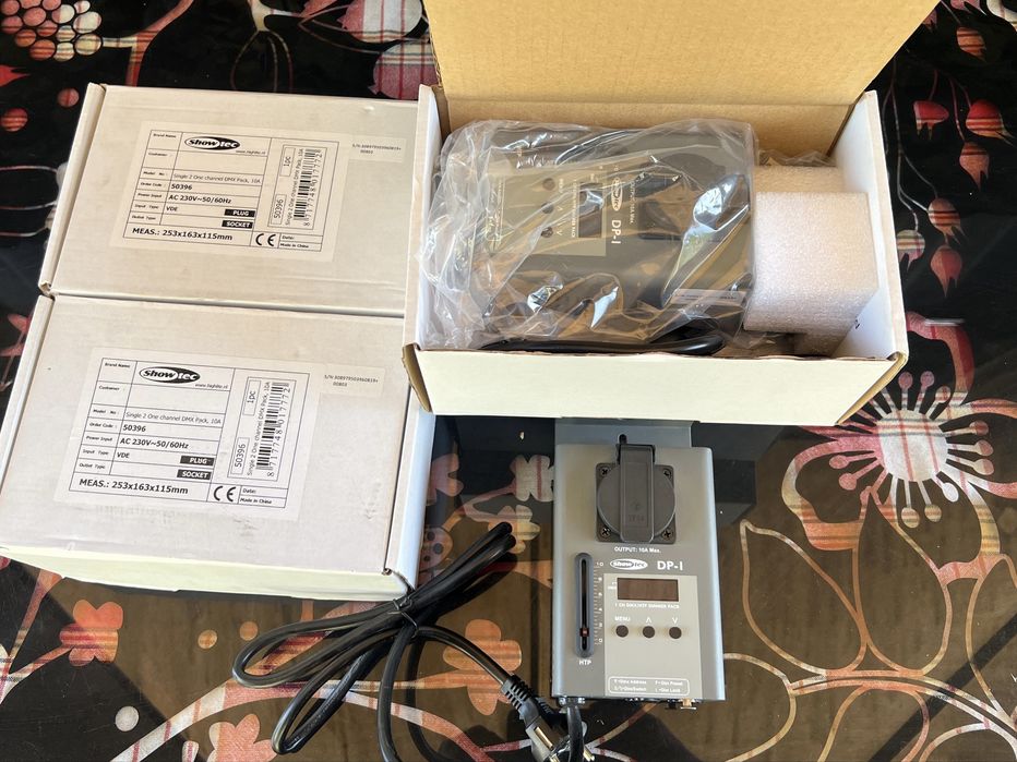 Dimmer DMX Showtec DP-1 – 5 buc NOI, sigilate, control lumini scenă