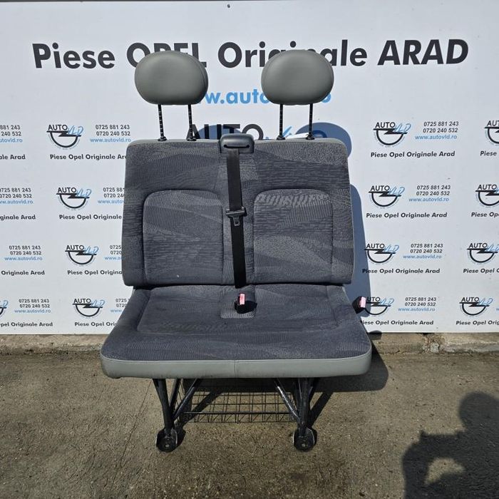 Scaun pasager 2 locuri bancheta dubla Opel Movano