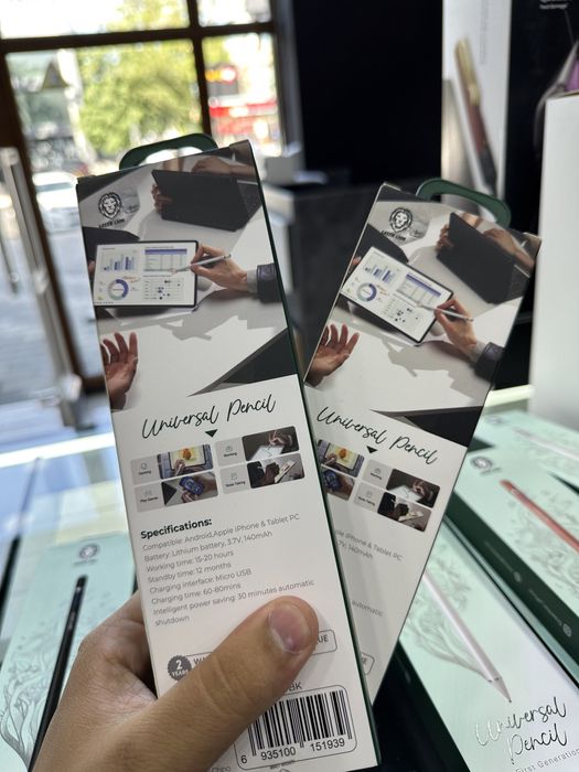 Universal stylus pencil 40$ ipad iphone adroid plashetlar uchun mos