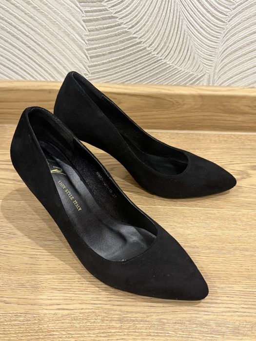 черные туфли, размер 37