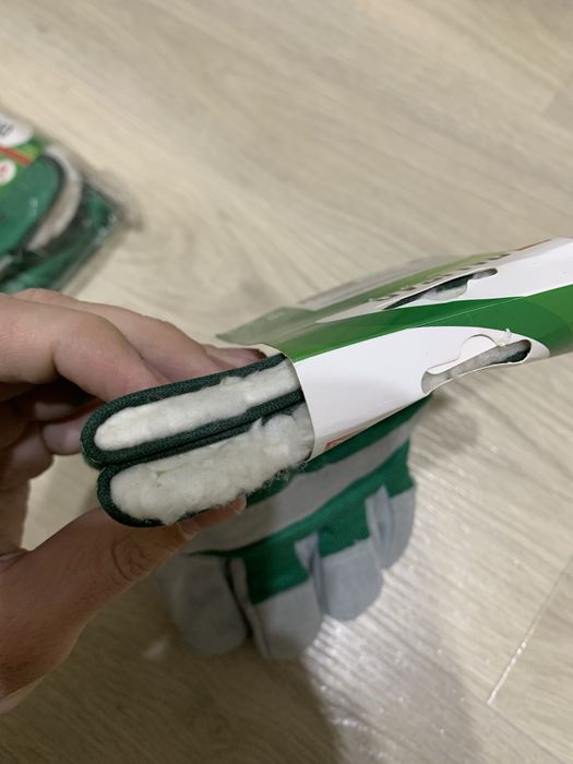 Перчатки рабочие спилковые зимние