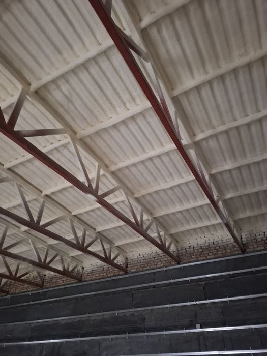 Утепление утеплитель ппу мансард перекрытие ангар крыши стен потолок