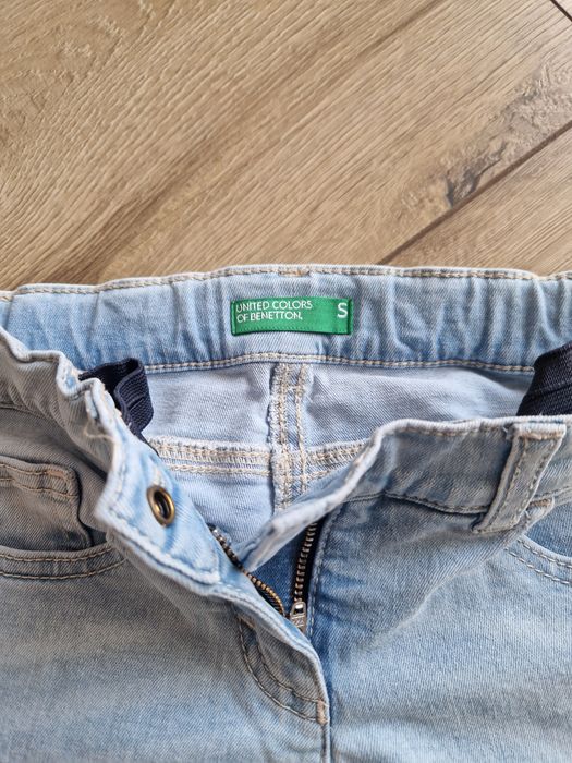 Blugi fete, 6 ani, Benetton S (120cm) si H&M 122cm