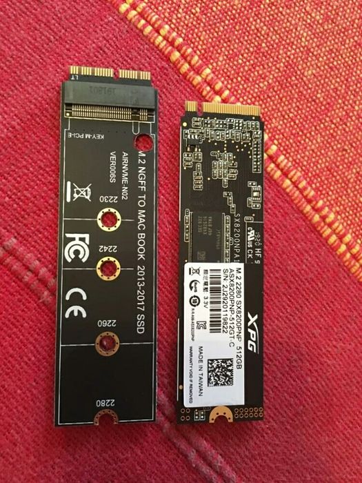 Продавам всякакви адаптори за SSD дискове за macbook лаптопи