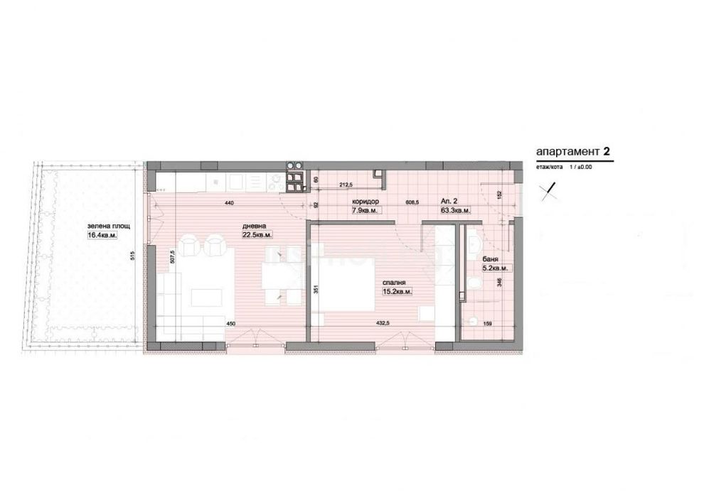 Продава се Двустаен апартамент в София, Овча купел - 71 кв.м за 1913 €/кв.м - Снимка #3