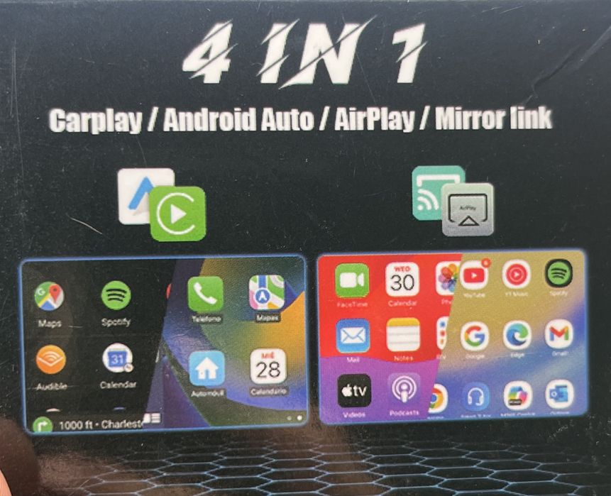 Car play 4 in 1 адаптер type C USB