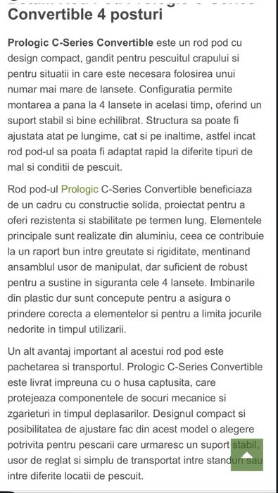 Vand Rod Pod Prologic C Series - 4 lansete - NOU