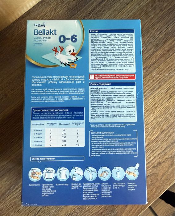 Детская смесь Bellakt 0-6