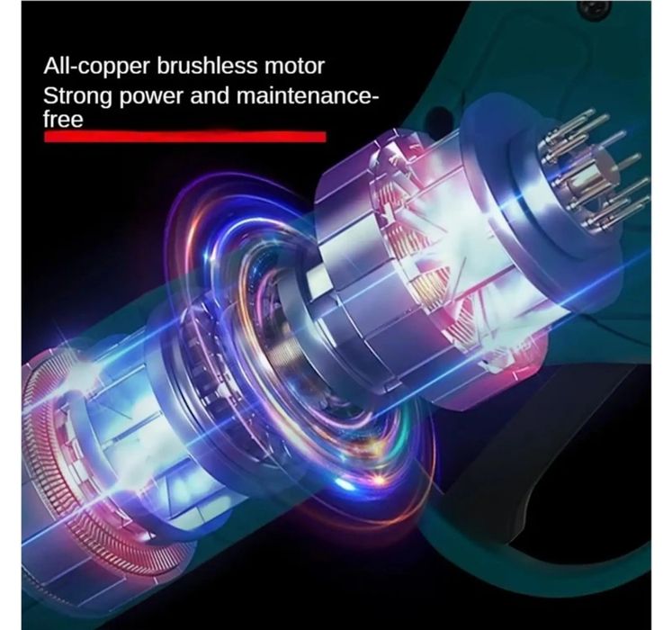 Акумулаторна лозарска ножица, верижен трион телескопичен прът 3в1-48V