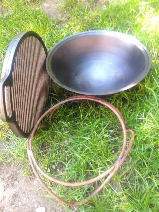 Gratar din fonta pura 45 cm. OFERTĂ 299 lei