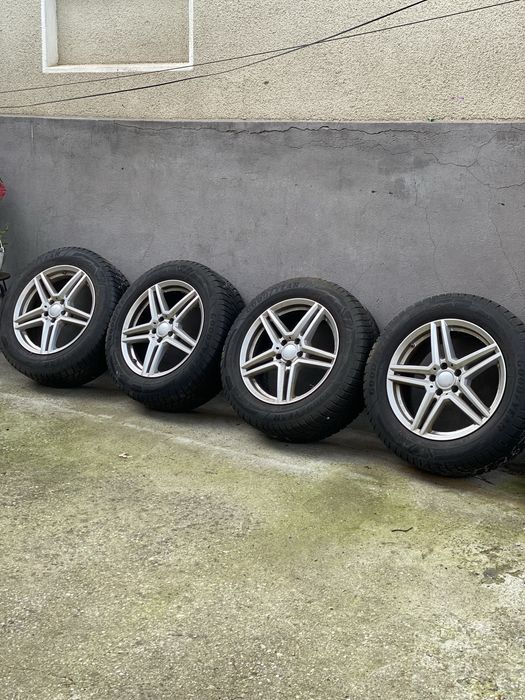 Jante cu anvelope iarna Mercedes GLC, 235/60/18, dot 2022, ca noi!