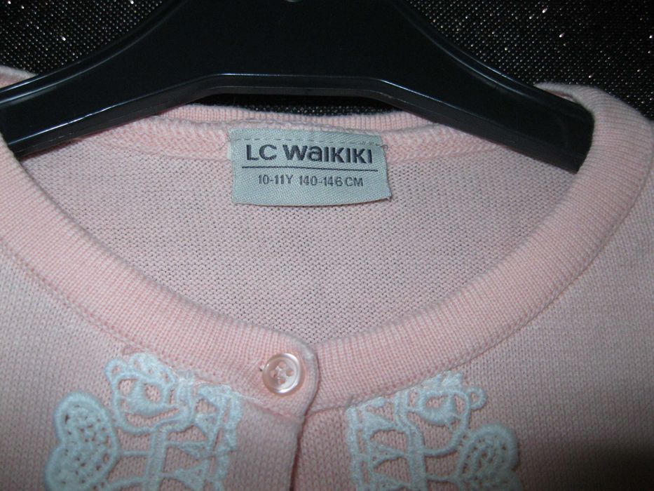 Прекрасна жилетка за момиче в цвят праскова на LC Waikiki - 140/146 см