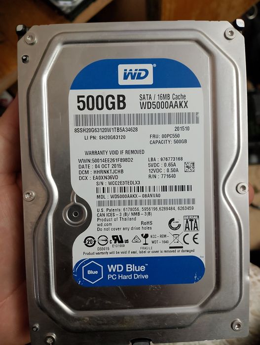 Продается хард диск 500гб