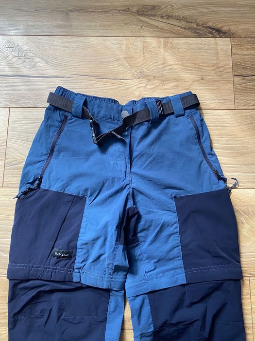 FORCLAZ-pantaloni 2 in 1 ca si Noi, pt dame , trakking/drumetii