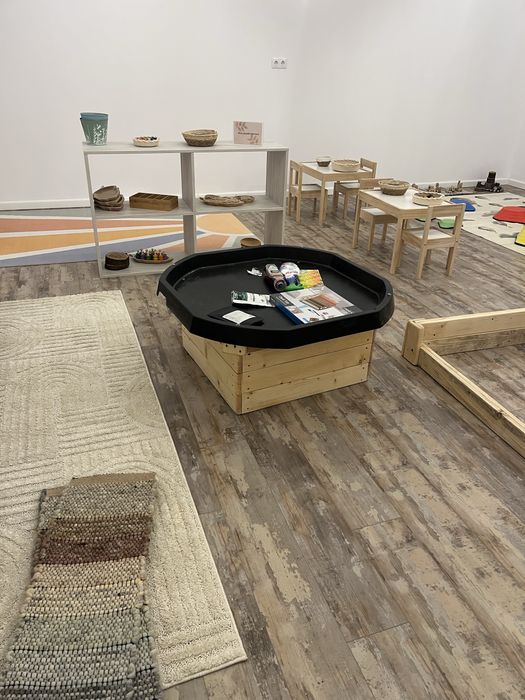 Masa senzoriala lemn masiv