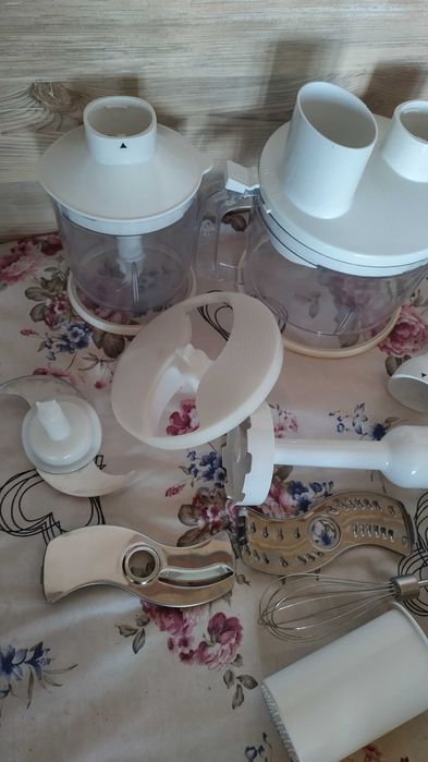 Сгъваемо канче сив цвят и части за кухненски робот 7 в 1 Делимано