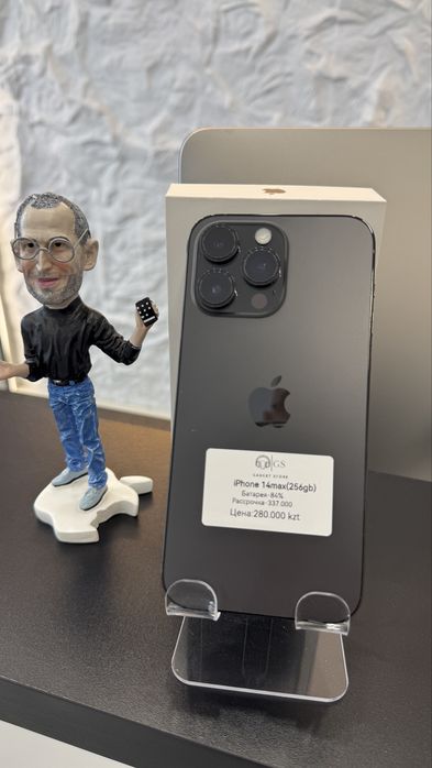 Iphone 14pro max(256)black айфон 14макс Павлодар
