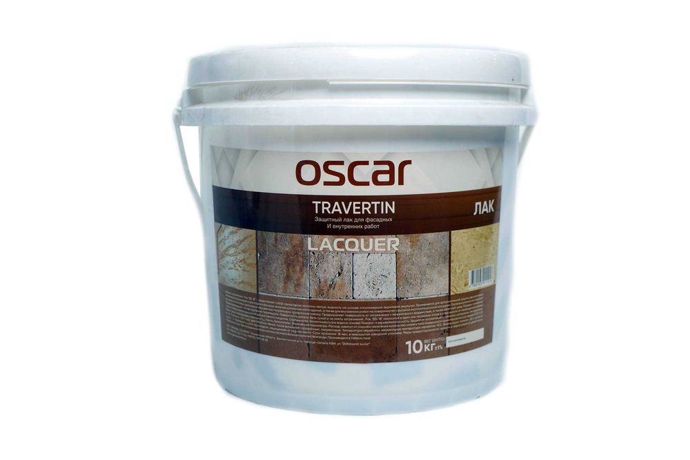 Travertin lak 2.5 kg / 5 kg / 10 kg – dekorativ devor uchun himoya lak