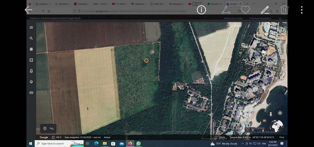 Vând lot 762 mp teren extravilan lângă Padurea Comorova, Olimp