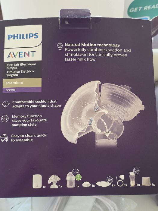 Philips Avent Електрическа помпа за кърма Natural Motion Premium SCF396/31