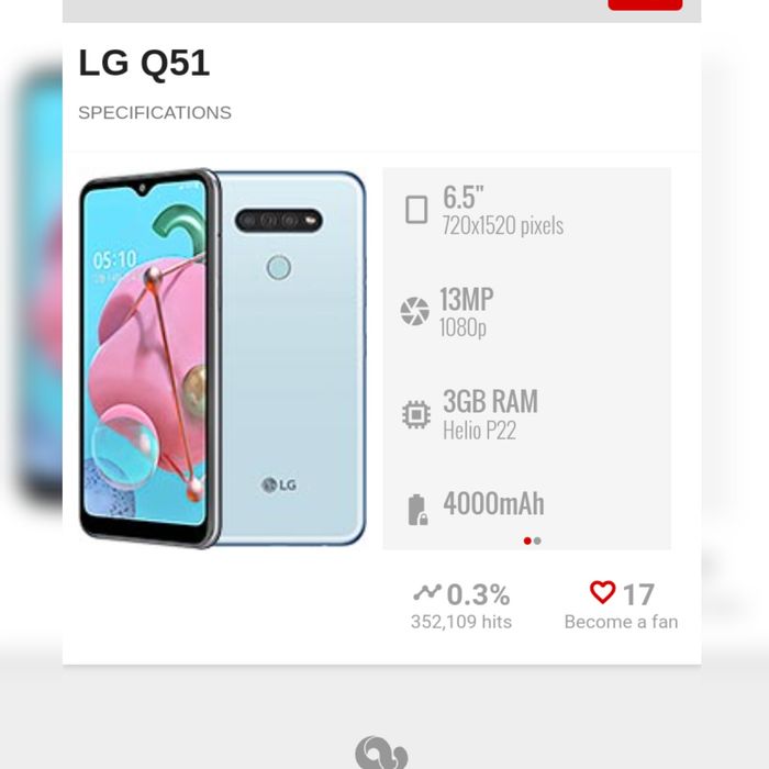 Lg Q 51 qora holati yaxshi