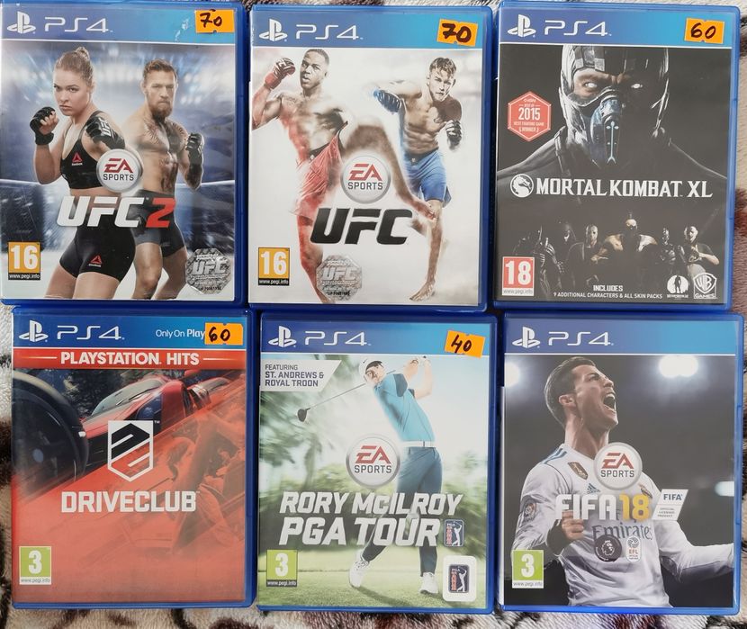 Joc urî PlayStation 4 ps4 Ufc mortal kombat driveclub