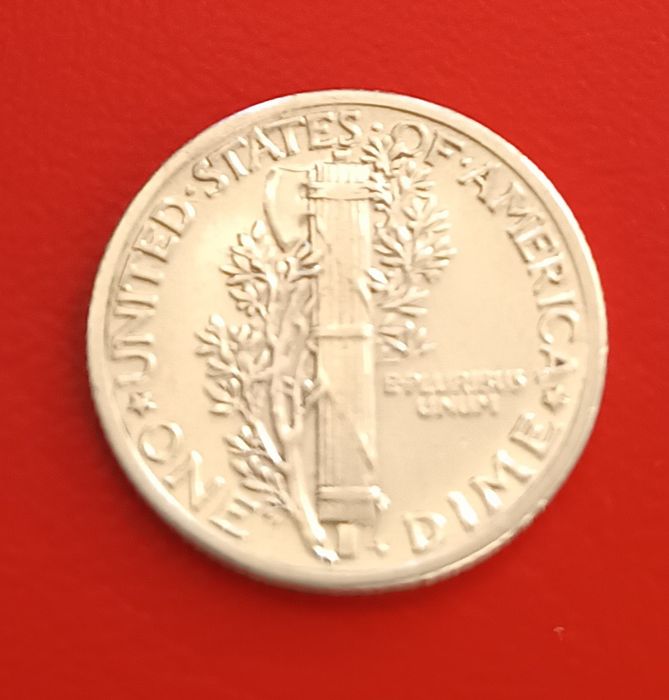 1 Dollar 1926 г-One dime-1936 г..Сребро!Изгодно!