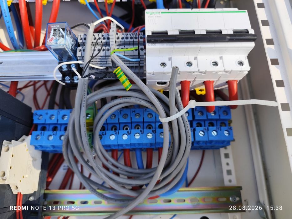 Tablou Electric Trifazat (380V) - Echipare Schneider Electric (Siguranțe 100A, Contactor LC1D115)
