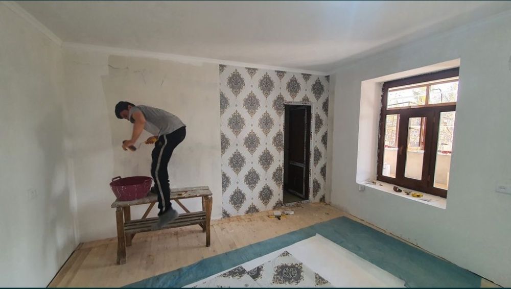 Sifatli oboy yopishtirish va uy remonti xizmati | Tajribali usta