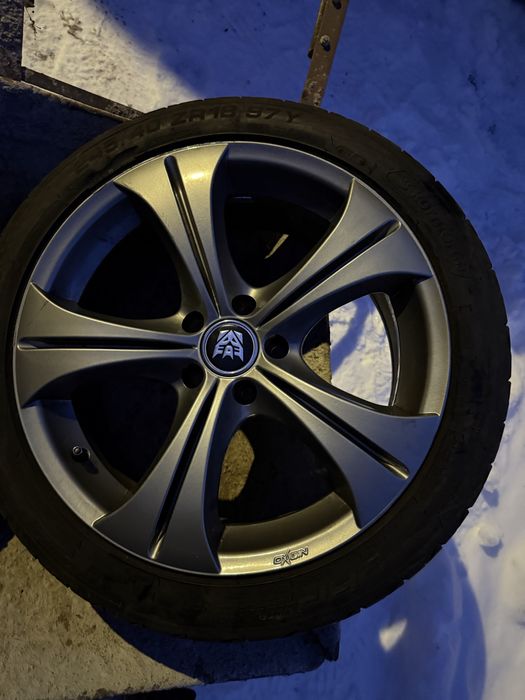 Лети джанти 18 5x112 + 245/40/18 DOT23 Audi VW Seat Skoda Mercedes BMW