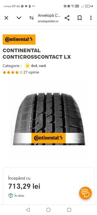 255 70 r16 continental cross contact lx