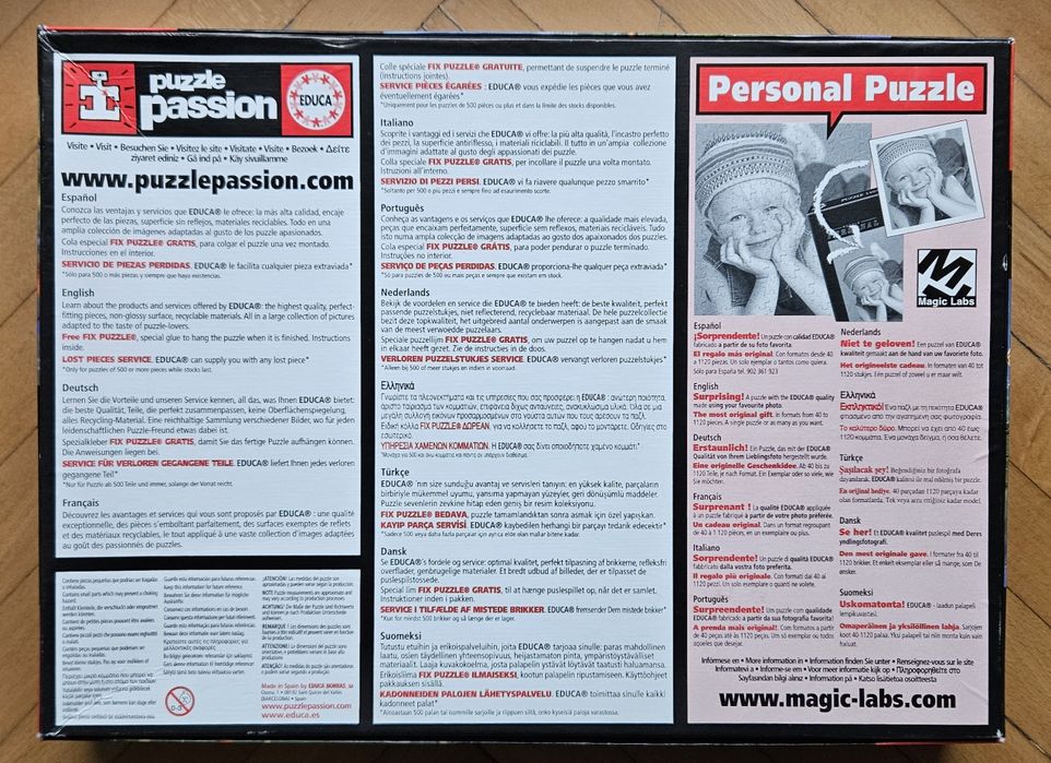 Панорамен пъзел Educа  1000 части