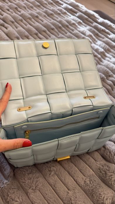 Сумка голубая бирюзовая