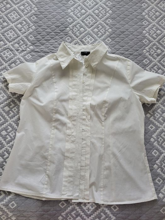 Белые женские рубашки р.48