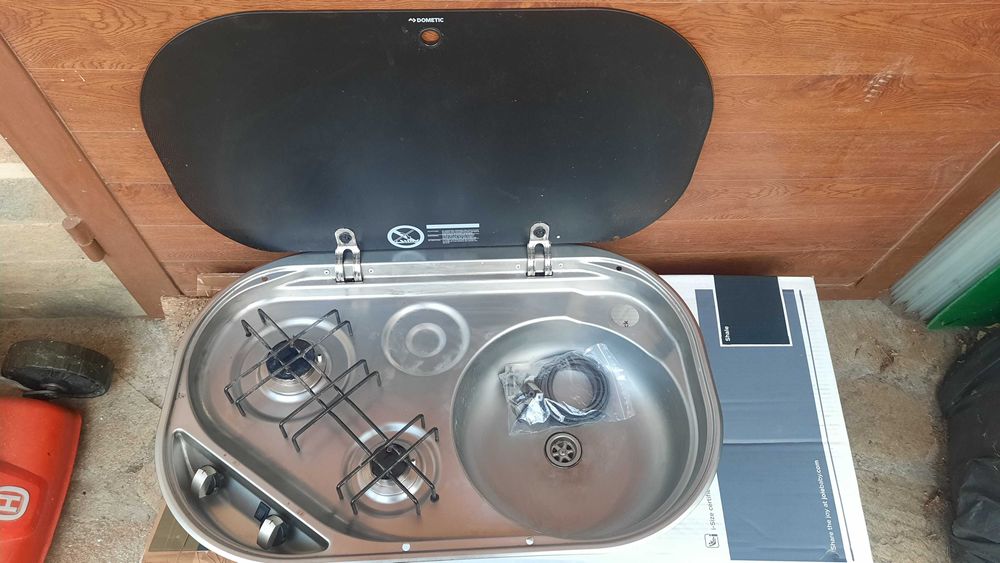 Газови котлони, газов плот комбиниран с мивка