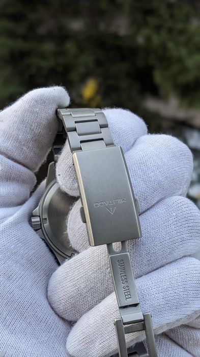 Като нов Militado 39mm Dive Watch Sapphire Crystal 200M Swiss Luminous