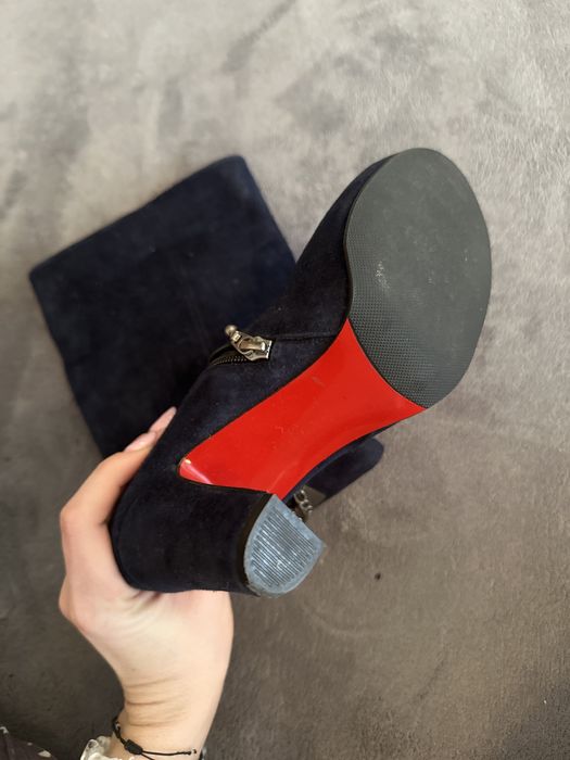 Cizme imitatie piele intoarsa 37/38