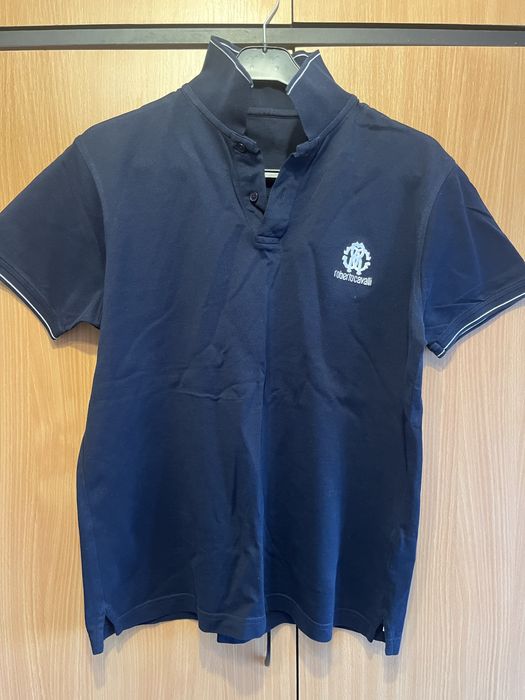 Tricou barbatesc Roberto Cavalli model polo original