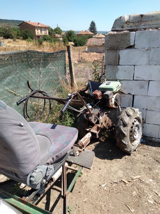 Мотофреза с ремарке