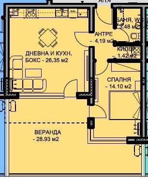 Продава се Двустаен апартамент в Пловдив, Остромила - 107 кв.м за 888 €/кв.м - Снимка #1