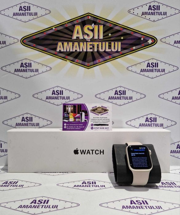 Asii Amanetului - Apple Watch SE(GPS) Gen2 40mm 32gb si Redmi Watch 5 Active cu incarcator si cutie