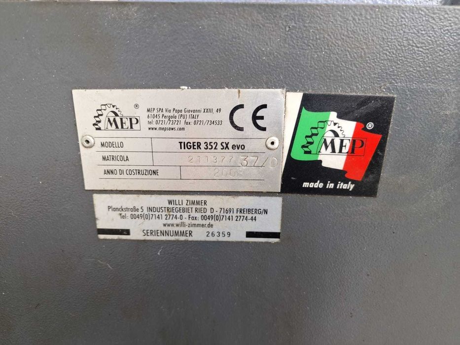 Fierastrau  circular debitat metal MEP ITALIA