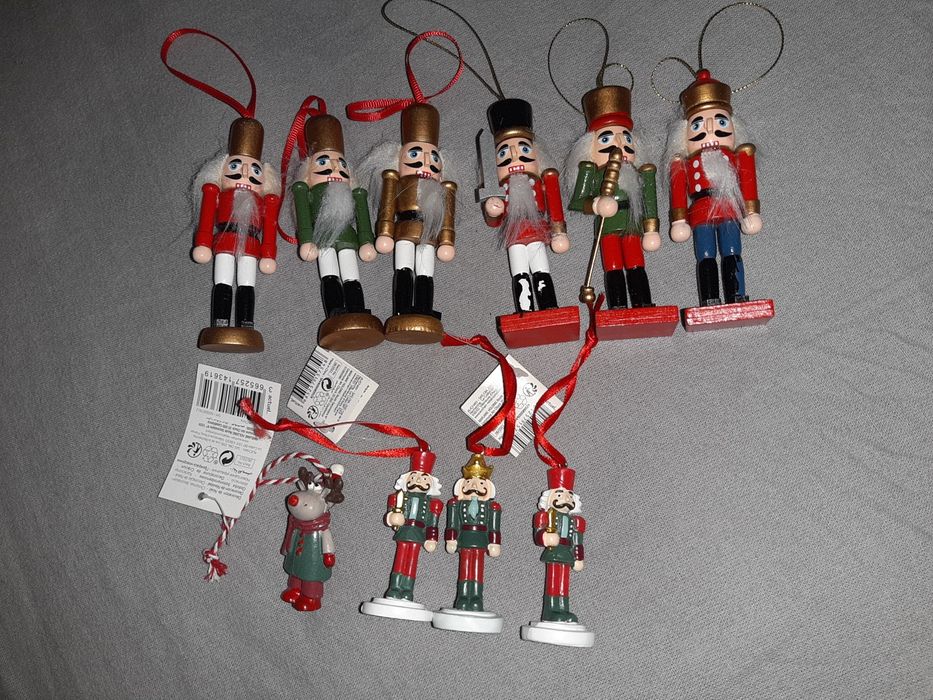 Set ornament brad de crăciun  spargatorul de nuci