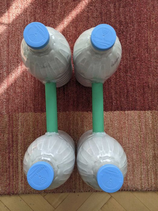 Дъмбели от бетон - 15 и 30 кг