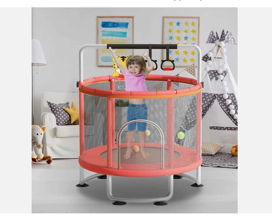 Батут детский-1,44 см В комплекте 7 шт бонус Доставка и установка есть