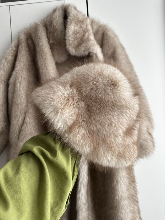 Эко шубка оверсайз