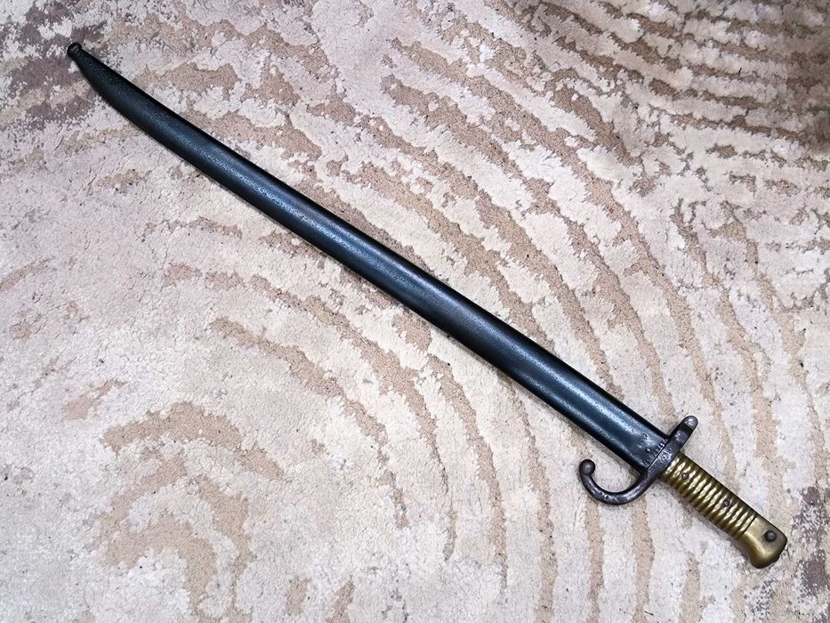 Френски щик нож байонет тесак Шаспо Chassepot M1866 еднакви номера