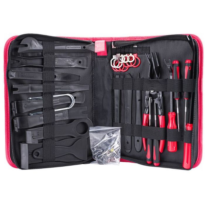 Set extractoare auto pentru tapiterie, 43 piese, Red Technic